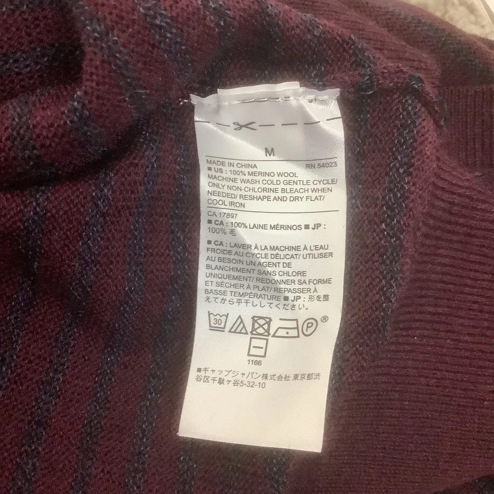 Banana Republic Men's Merino Wool V Neck‎ Sweater M